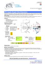 VPK Sample Valve dimensions - 1