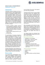 Determination of Mineral Oil Contamination in Foodstuff, Cosmetics and Packaging Materials with the CHRONECT Workstation MOSH/MOAH-2