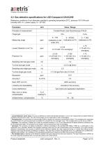 Product Datasheet OEM Gas Sensing Module LGD Compact-A Series - 3