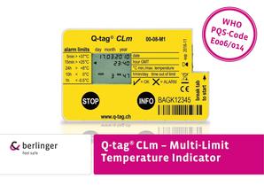 Berlinger Fridge-Tag2L Vaccine Monitoring System | Fridge Temperature Logger VFC Compliant
