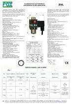 Electronic flow indicator ZVL - 1