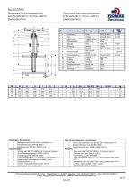 Flat gate valve, with rubber lined wedge - 2