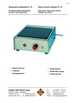 Glass Ceramic Hotplate CT 10 - 1