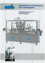 ET 2 Champagne self-adhesive labeling machine - 1