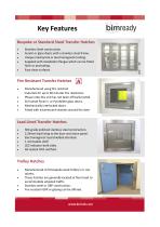 Hygienic Transfer Hatches - 3