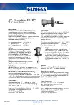 Level switch vertical mounting - 1