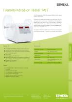 Friability/Abrasion Tester TAR-1