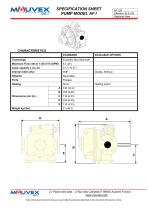 SPECIFICATION SHEET PUMP MODEL AF I - 1