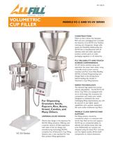 Model VC-2 & VC-SV Series Volumetric Cup Filler-1