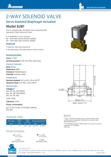 2‑WAY SOLENOID VALVE