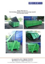 Sludge container WITH HYDRAULIC ROOF - 1