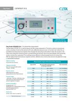 Flow Tester CETATEST 915 - for volume flow measurement