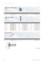 ZSG 15 // Rack & pinion units 1200 N - 2