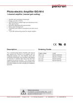 Photo-electric Amplifier ISG-N14-1