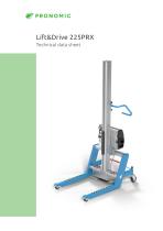 Electric lifting device - Lift&Drive 225PRX - Pronomic AB - column type ...