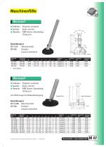 machine footing, base plate polyamide-2