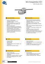 Mini actuator HG1-1