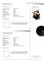 Control transformers - 3