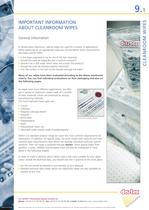 Cleanroom wipes - Dastex - PDF Catalogs | Technical Documentation ...