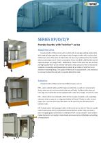 Powder coating booth SERIES KPOZP - 1