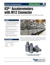 ICP® Accelerometers with M12 Connector (Models 601A92, 602D91 and 603C91) - 1