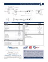 Series EX611A20 - High Temperature Charge Output Accelerometer - 2