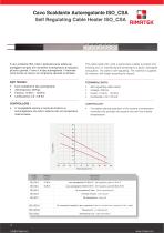 Self Regulating Cable Heater ISO_CSA-1