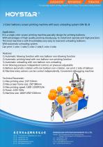 1 Color balloons screen printing machine with auto unloading GW-BL-B