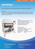 Automatic 6 Color Pad Printing Machine for Helmet - 1