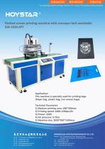 Flatbed Screen Printing Machine with Conveyor Table for Bags - 1