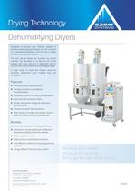 Dehumidifying desiccant dryers - 1