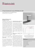 Spectroradiometer sensor BTS2048-UV-S-WP
