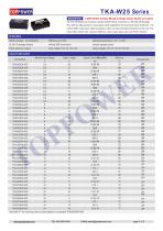 TKA-W25系列0.25W DC-DC变换器