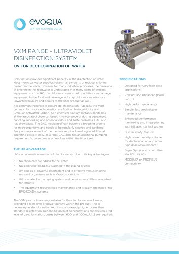 VXM RANGE - ULTRAVIOLET