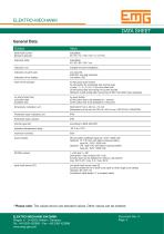 EARTH-FAULT INDICATOR TYPE EASI panel-mounted - 2