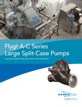 Flygt A-C Series Large Split-Case Pumps - 1