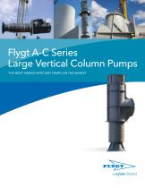 Flygt A-C Series Large Vertical Column Pumps - 1