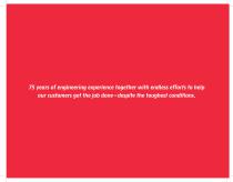 GRINDEX  — 75 YEARS OF INNOVATIONS GENUINE SWEDISH ENGINEERING SINCE 194-11