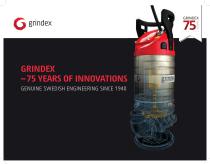 GRINDEX  — 75 YEARS OF INNOVATIONS GENUINE SWEDISH ENGINEERING SINCE 194-1