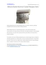 Adhesive Backed Aluminum Coated Fiberglass Fabric-1