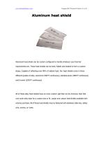 Aluminum heat shield-1