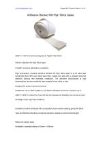 BSTFLEX Adhesive Backed Slit High Silica tapes-1