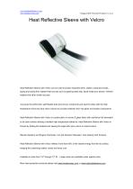 BSTFLEX aluminum fiberglass heatshield Heat Reflective Sleeve with Velcro-1