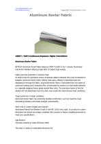 BSTFLEX Aluminum Kevlar Fabric for heat protection