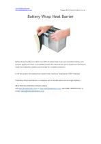 BSTFLEX Battery Wrap Heat Barrier for heat protection-1