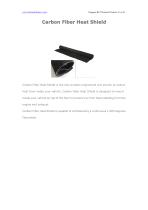 BSTFLEX Carbon Fiber Heat Shield for heat resistant-1