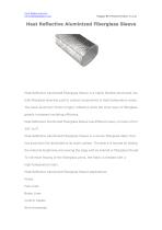 BSTFLEX Heat Reflective Aluminized Fiberglass Sleeve for hose lines heat protection-1