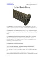 BSTFLEX heat resistant exhaust protection Knitted Basalt Sleeve-1