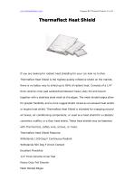 BSTFLEX high temperature protection Thermaflect Heat Shield-1