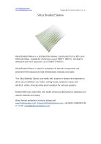 BSTFLEX high temperature resistant thermal protection Silica Braided Sleeve-1